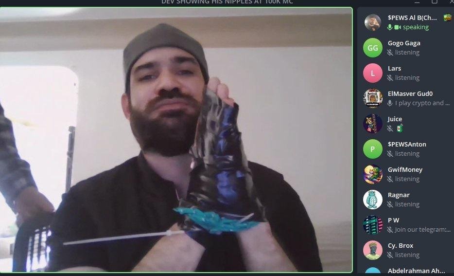 This guy really launched a coin, went on a live stream with his taped together, and said he wouldn’t rug.

The levels of degeneracy on Solana are at an all time high 💀