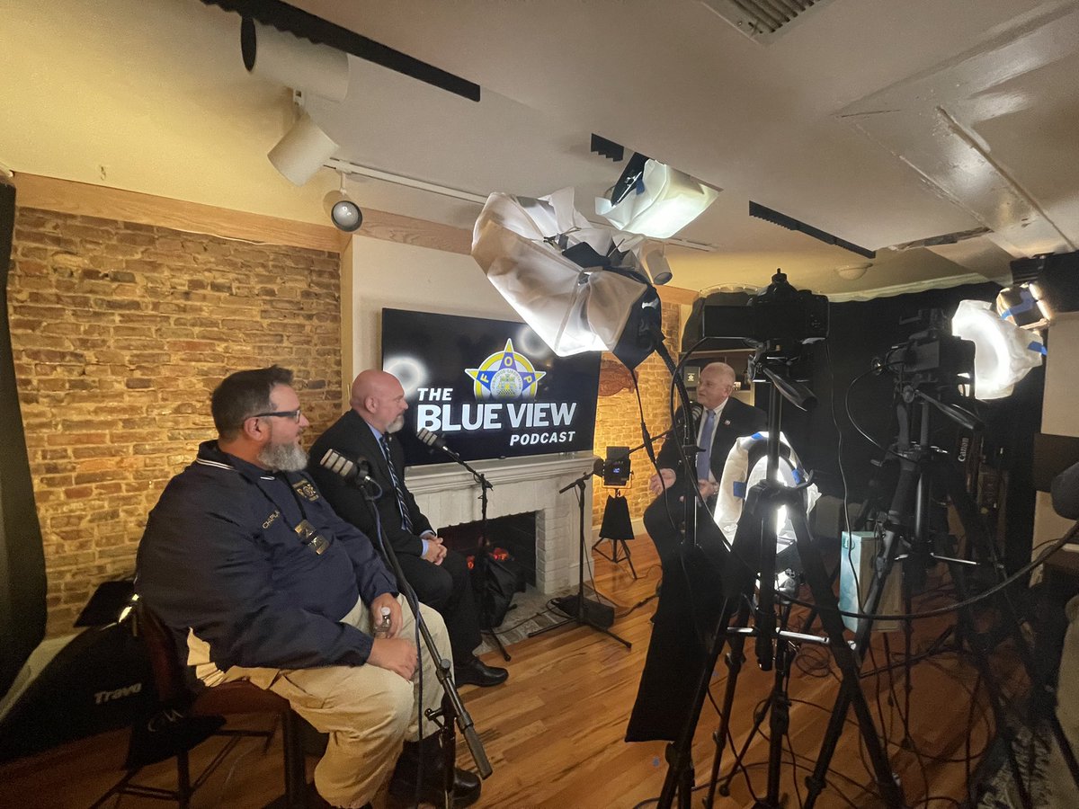 GRATEFUL for the opportunity to discuss the importance of Law Enforcement Chaplaincy during Police Week

Appeared on The Blue View Podcast with National FOP @GLFOP President Pat Yoes and Dr Chris Holland 

#Faith #NowMoreThanEver #FOP