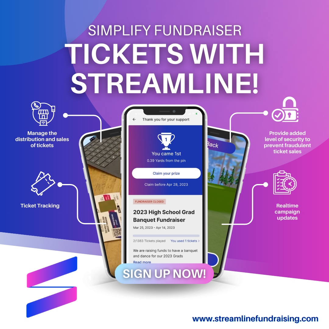streamlinefundr's tweet photo. Simplify Your Fundraiser Tickets with Streamline! ✨🎟️

Simplify Your Fundraiser Tickets with Streamline! 
Take control of ticket distribution, sales, tracking, and security with ease! Get real-time updates for a successful campaign. Visit https://t.co/It0aE1ls3S to start now!... https://t.co/6U6fvsacLM