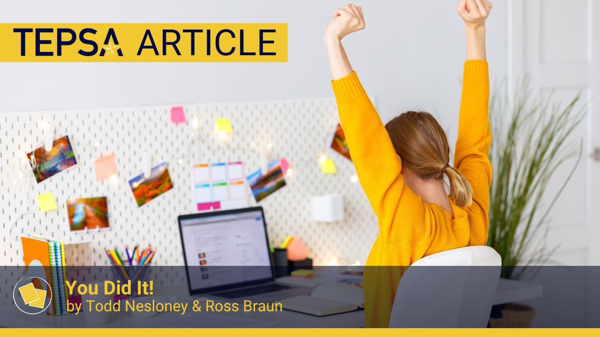 There is a special feeling of pride and accomplishment when you wrap up a school year. We have a few tips, tricks and advice that will not only make you a better leader, but they will fill your bucket and make you a better person! tepsa.org/2024/05/09/you… #WeLeadTX #TXed