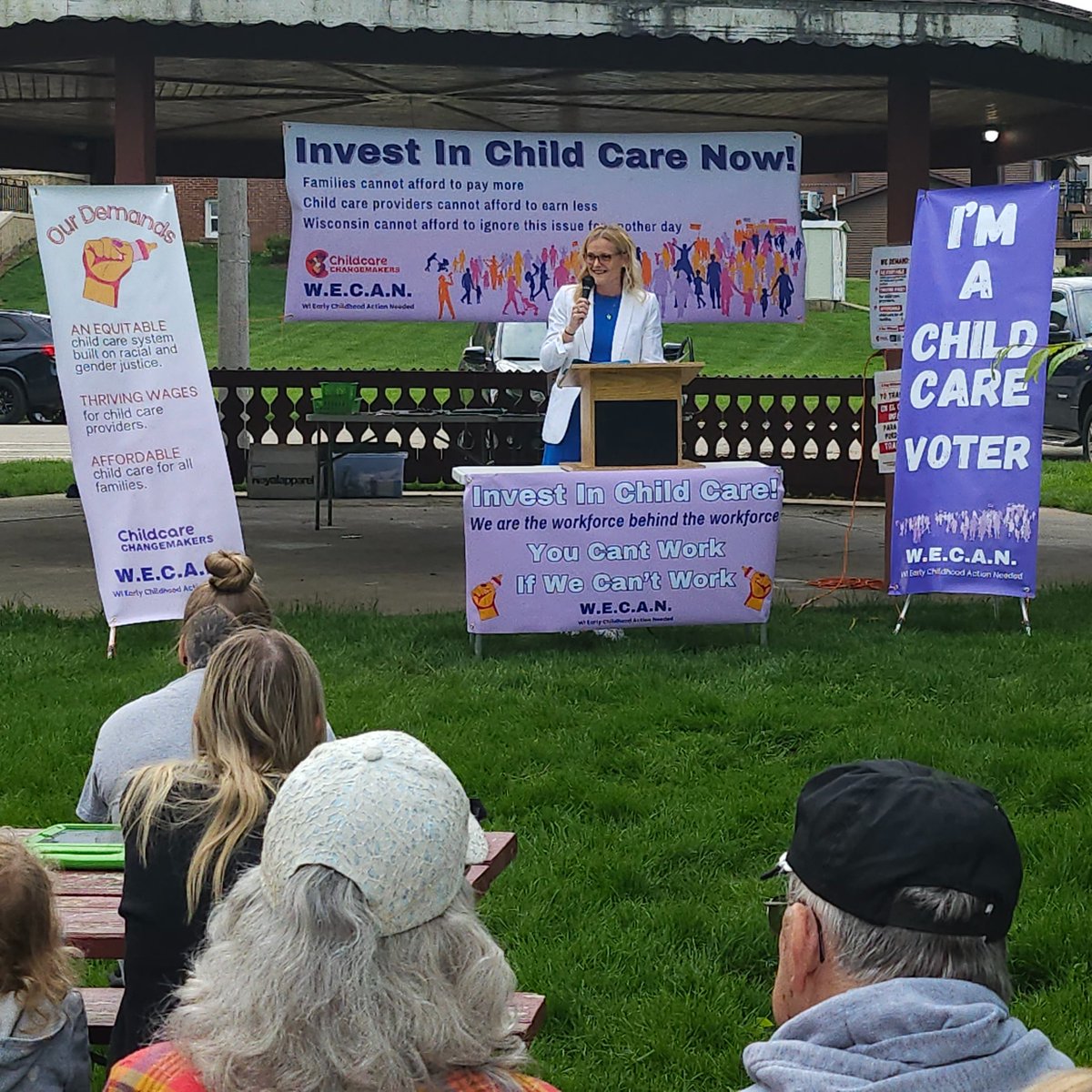 We must do everything we can to ensure all Wisconsinites have access to affordable #childcare while supporting thriving wages for our child care workforce. As a working mom, I want to say thank you to child care providers for the incredible work you do! #DayWithoutChildCare