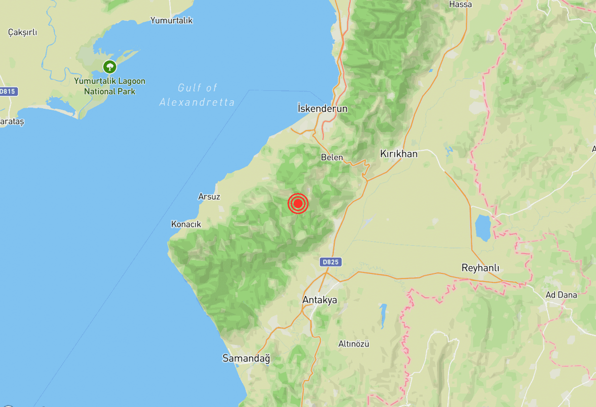 #deprem #DEPREMOLDU #SONDAKIKA #Hatay
        
Yer: Cercikaya-Belen (Hatay)
Büyüklük: 2.3
Derinlik: 11.9 km
Tarih: 2024.05.14 00:50:56
Konum: google.com/maps?q=36.3983…