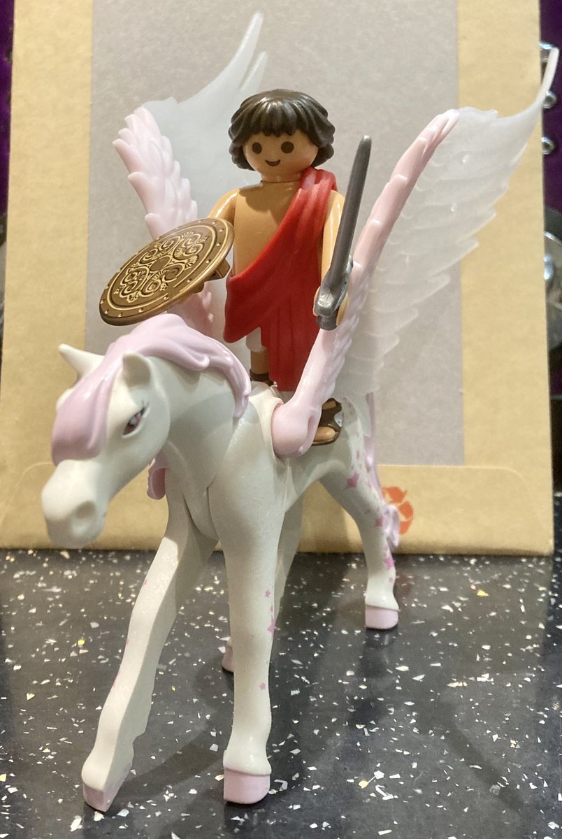 Perseus is all ready for the boy’s birthday tomorrow #Playmobil #Classics #ClashOfTheTitans #MythologyMonday