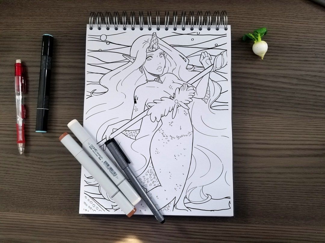 Mermay is here baby! We've got the Queen Elf Mermaid here <3 And she is ready for some color! Celebrate the joy of the approaching summer with some mermaidy goodness and take some time for you!

#mermay #coloringpage