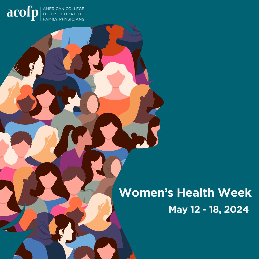 It's National Women's Health Week, a time to emphasize the importance that women of all ages prioritize their well-being while illuminating the unique health challenges women face. Join us this week in empowering women in their distinctive health journeys! #NWHW @womenshealth