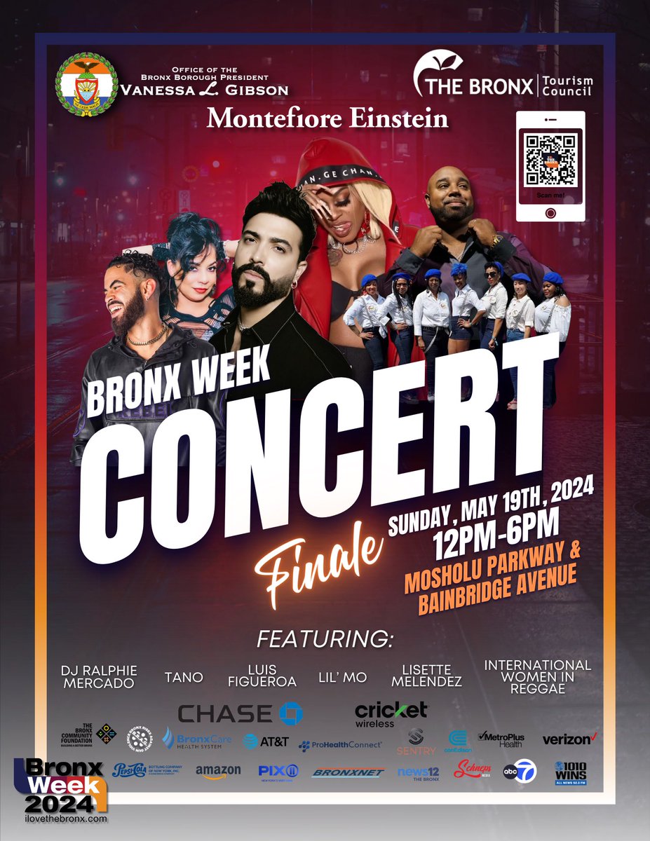Bronx Week is just getting started and we cannot wait to see all of you at our Parade, Food & Arts Festival and Concert Grand Finale!