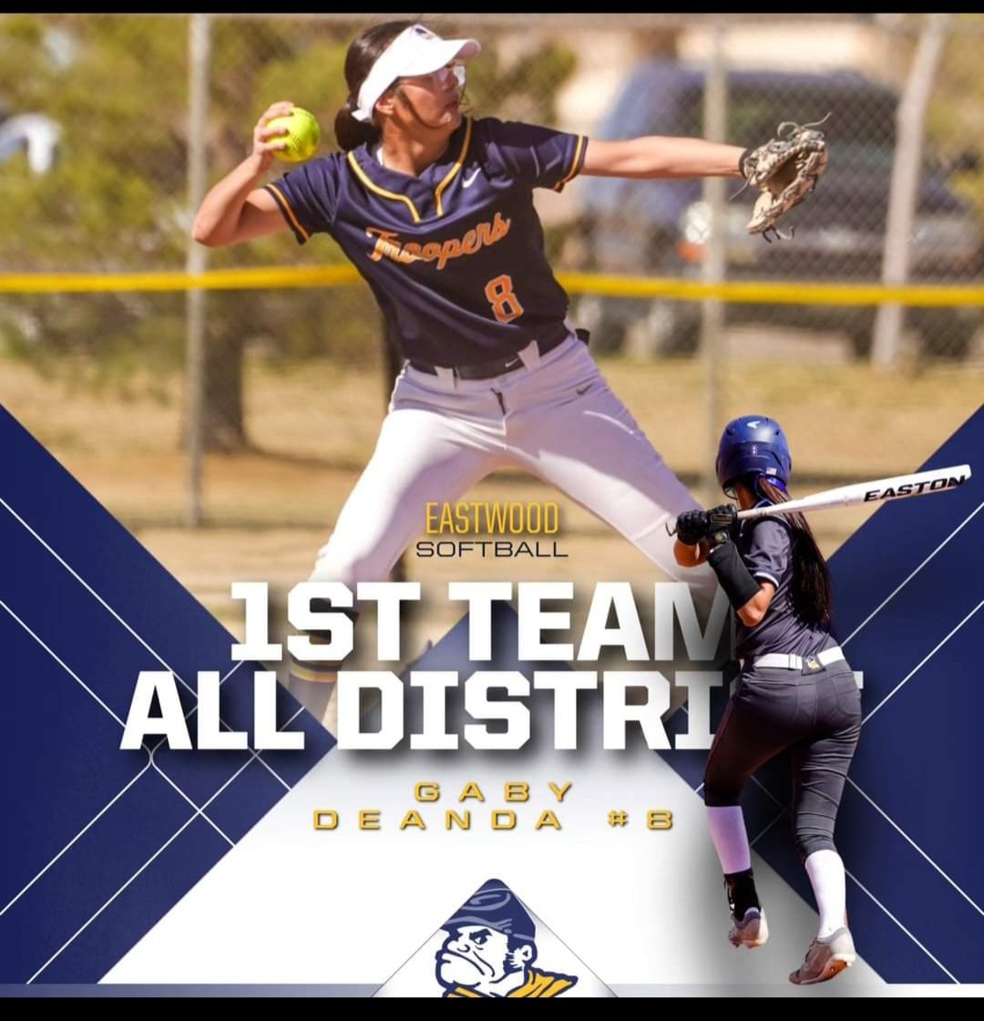 High school softball has ended for my Gaby. She left her mark at Eastwood w a career total of 88 steals and one of the best in the outfield. Her switch hitting was not too shabby, either.  Next up... All-star game