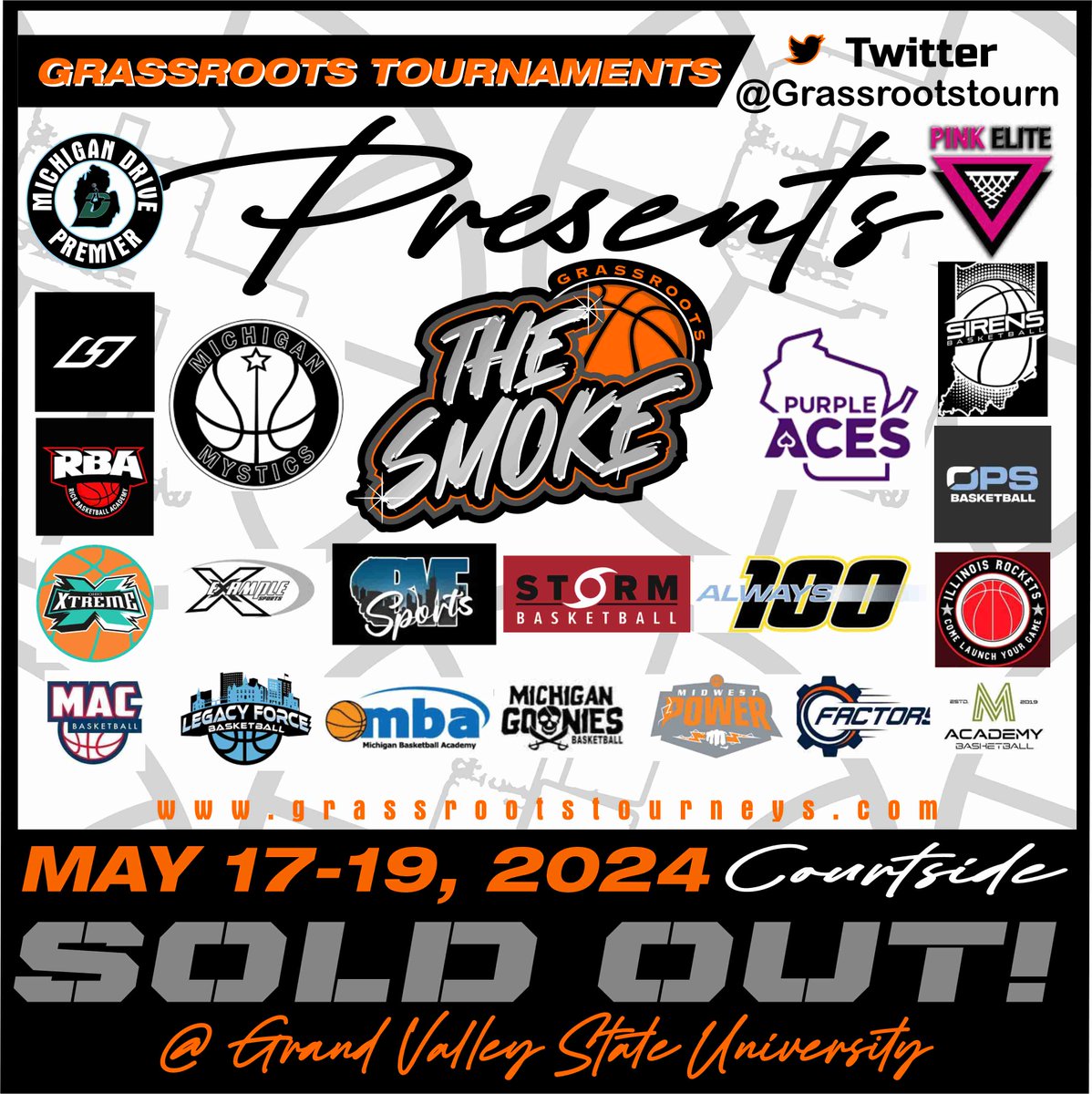 There will be plenty of programs coming to get this Smoke 🌬️🌬️🌬️🌬️this weekend in Grand Rapids. Schedule is now Live basketball.exposureevents.com/209310/the-smo…