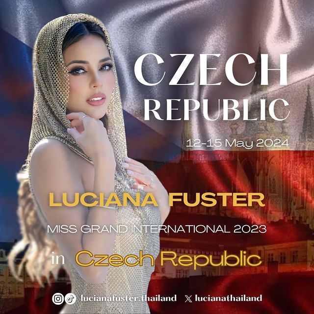 Luciana fuster MGI in CZECH República 12 - 15 Mayo 2024