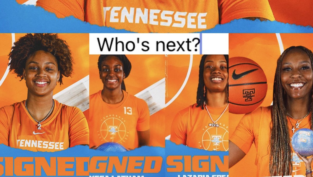 Wow - LET’S G🍊. Some amazing pickups for @LadyVol_Hoops Transfer portal DREAMING 🧡🧡🧡🧡 #ComeRunWithUs #RockyTopIsTheMove