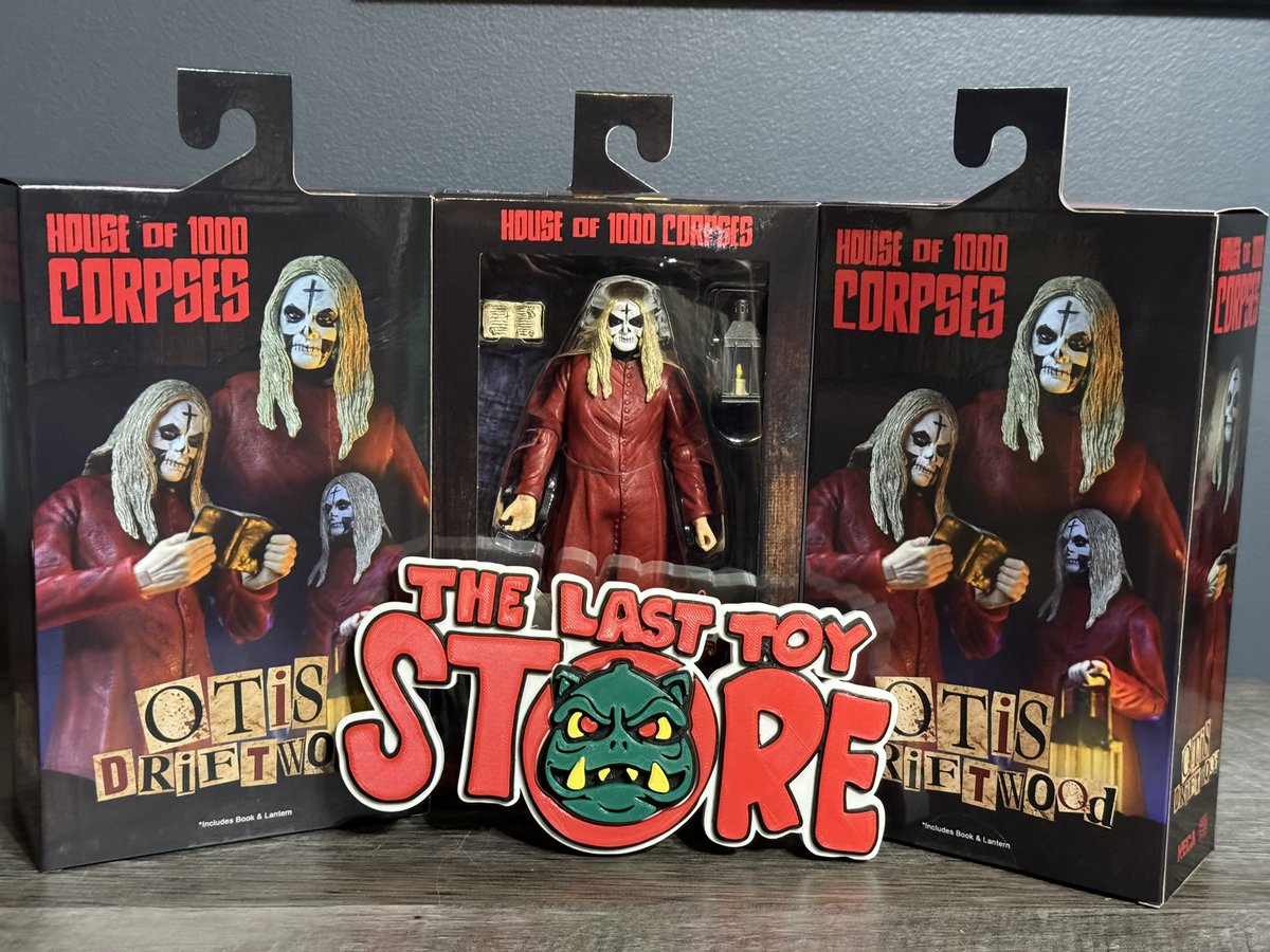 🚨 OTIS IS IN STOCK & SHIPPING NOW 

Shop! 🔗 thelasttoystore.com/house-of-1000-…

#otisdriftwood #billmoseley #Houseof1000corpses #robzombie #robzombieofficial #robzombiefilm #horrormovies #horrorcollector #horrorcollection #horrorcommunity #actionfigures #thelasttoystore @choptopmoseley