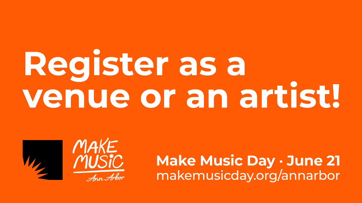 Make Music Ann Arbor returns on June 21 and we want YOU to be a part of it! Join us for a day of music celebration, where every corner becomes a stage and everyone is invited to share their talent. 🎶 Sign up now to be an artist or host a performance: annarbor.makemusicday.org