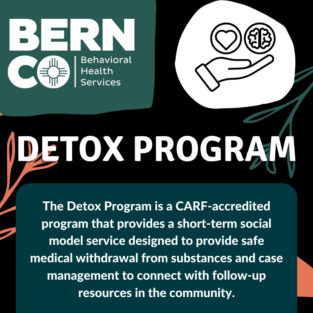 BernCoDBHS's tweet image. Medical enhancement supports are available to clients through a collaborative effort with the #UniversityofNewMexicoHospital (UNMH), ensuring that clients detox in a safe environment. Ask us about our detox program today! #DetoxProgram #BerncCoDBHS