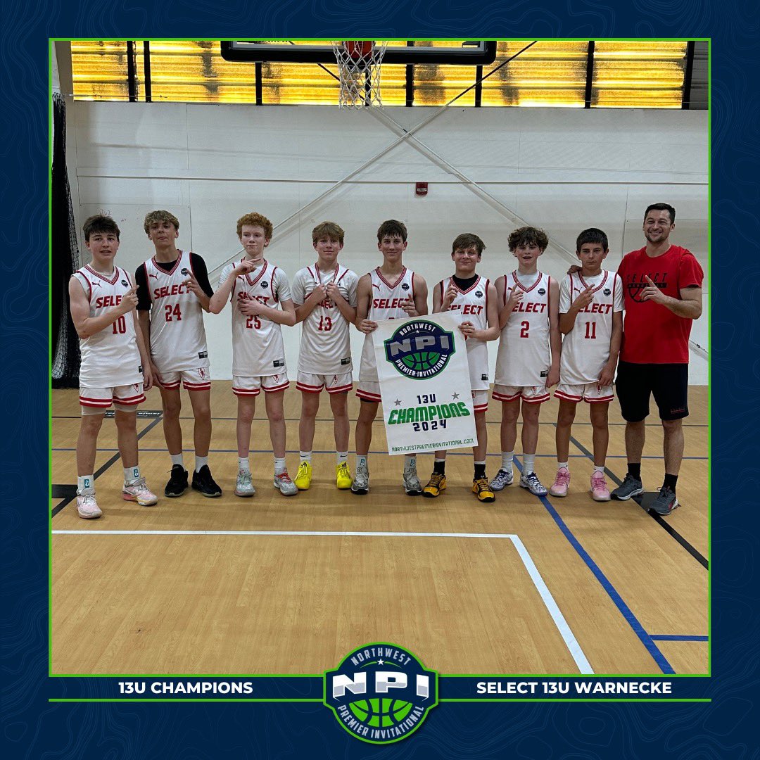 Congratulations to our 13U Division Champions, Select Warnecke 13U