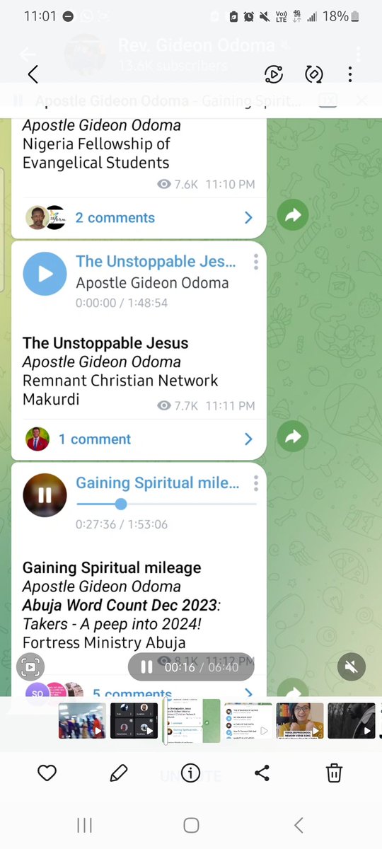 God will clear the doubts of everyone- atheists, unbelievers, sinners- God will draw blood one day...His scale must balance one Day. 

Head to telegram and listen to the full message there...