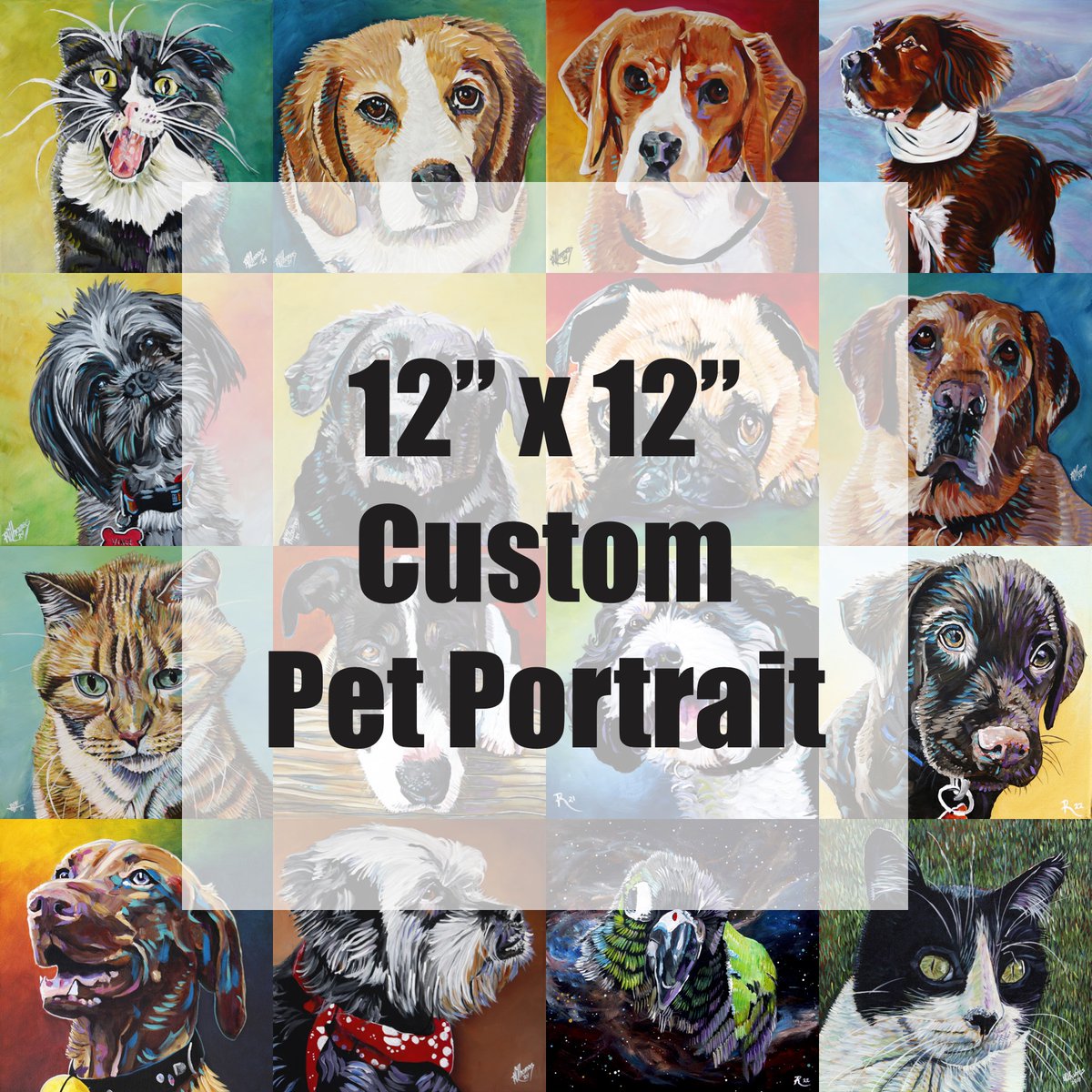 We are auctioning off a custom pet portrait here: facebook.com/russellthomasa…. #highriver #okotoks #yyc #ymm #yeg #art