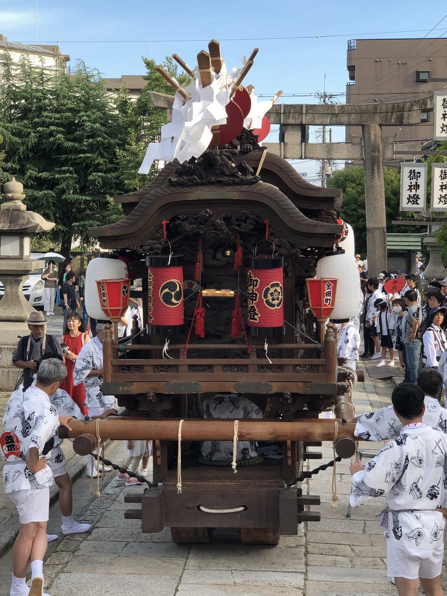 suitadanjiri's tweet photo. 今年の第3回吹田だんじり祭は、令和6年7月28日（日）に開催します❗️

今年から、錦通商店街の一部に通行規制をかける予定です。ご協力ご理解宜しくお願いいたします🙇

#吹田だんじり祭
#JR吹田駅周辺商店街
#高浜神社スタート
#泉殿宮から2基スタート
#川面町だんじりが復活 https://t.co/OGrzYMXFUq