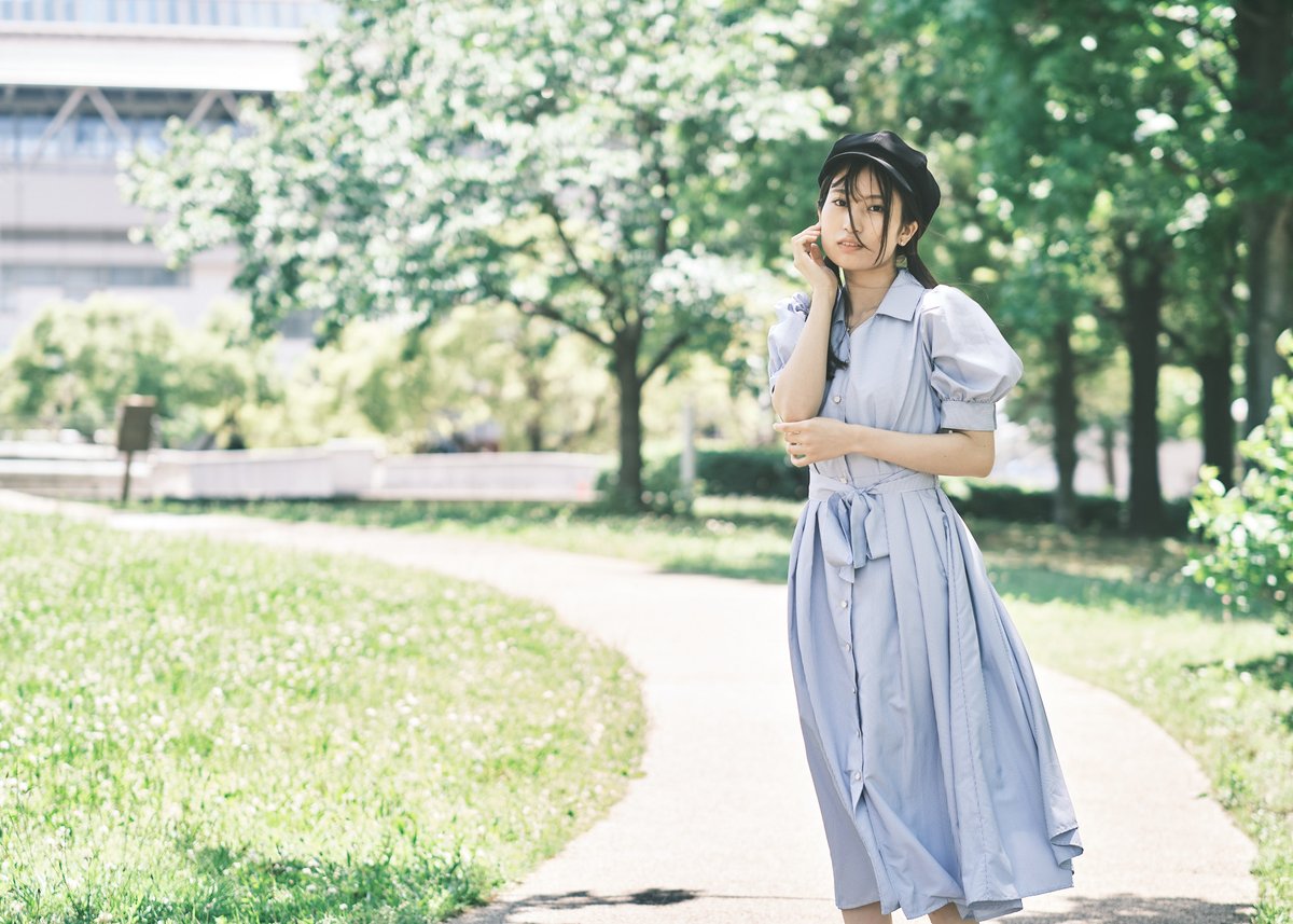 モデル：千早さん（@cihaya_212）

#Fujifilm #XT4 #Fujinon #XF56mmf12

#ポートレート
#まち撮影会
#滝の広場