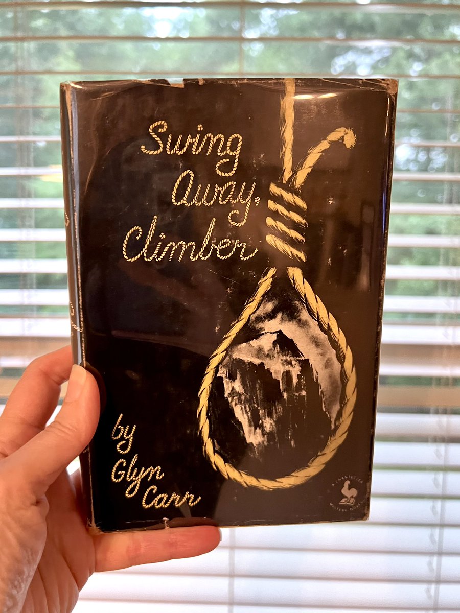 Covers with ropes for #MurderEveryMonday so a climbing mystery seems appropriate.