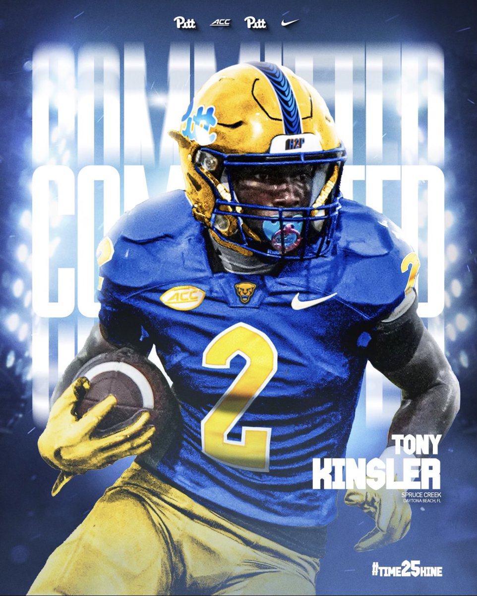 2222% Committed! Go Panthers🟡🔵🐆! @Pitt_FB #H2P
