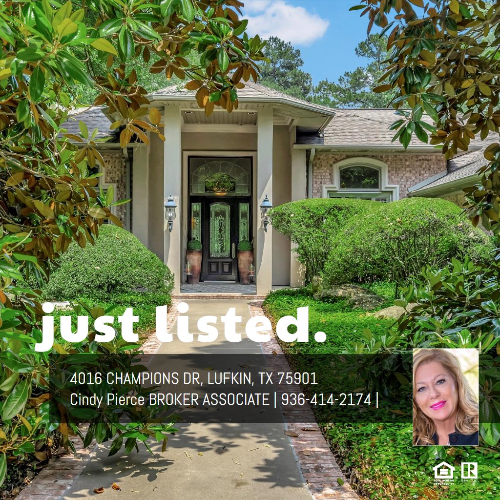 view.360mediaofeasttexas.com/4016-Champions…
JUST LISTED!
4016 Champions Dr. Lufkin, TX.
$1,175,000
Luxurious custom home in Crown Colony with the most peaceful setting! See today! 936-414-2174
#lufkinrealestate #realestate #justlisted #homesforsale #forsale #realtor #broker #cindypiercesellstexas