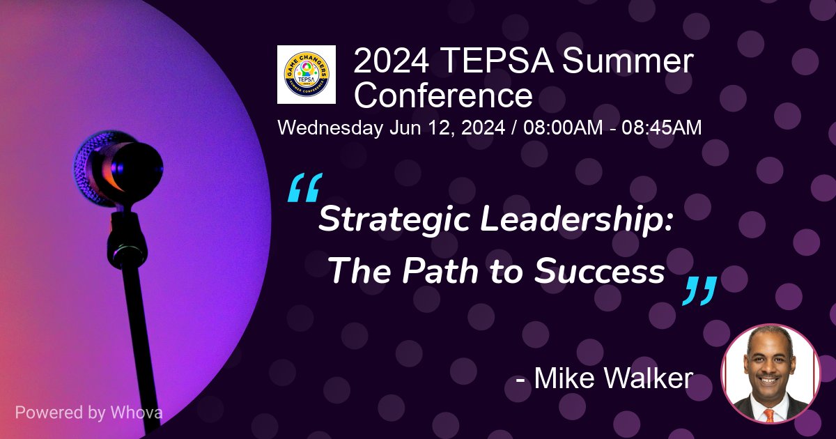 I am looking forward to presenting at the 2024 TEPSA Summer Conference.  Register today at tepsa.org/summer-confere…
