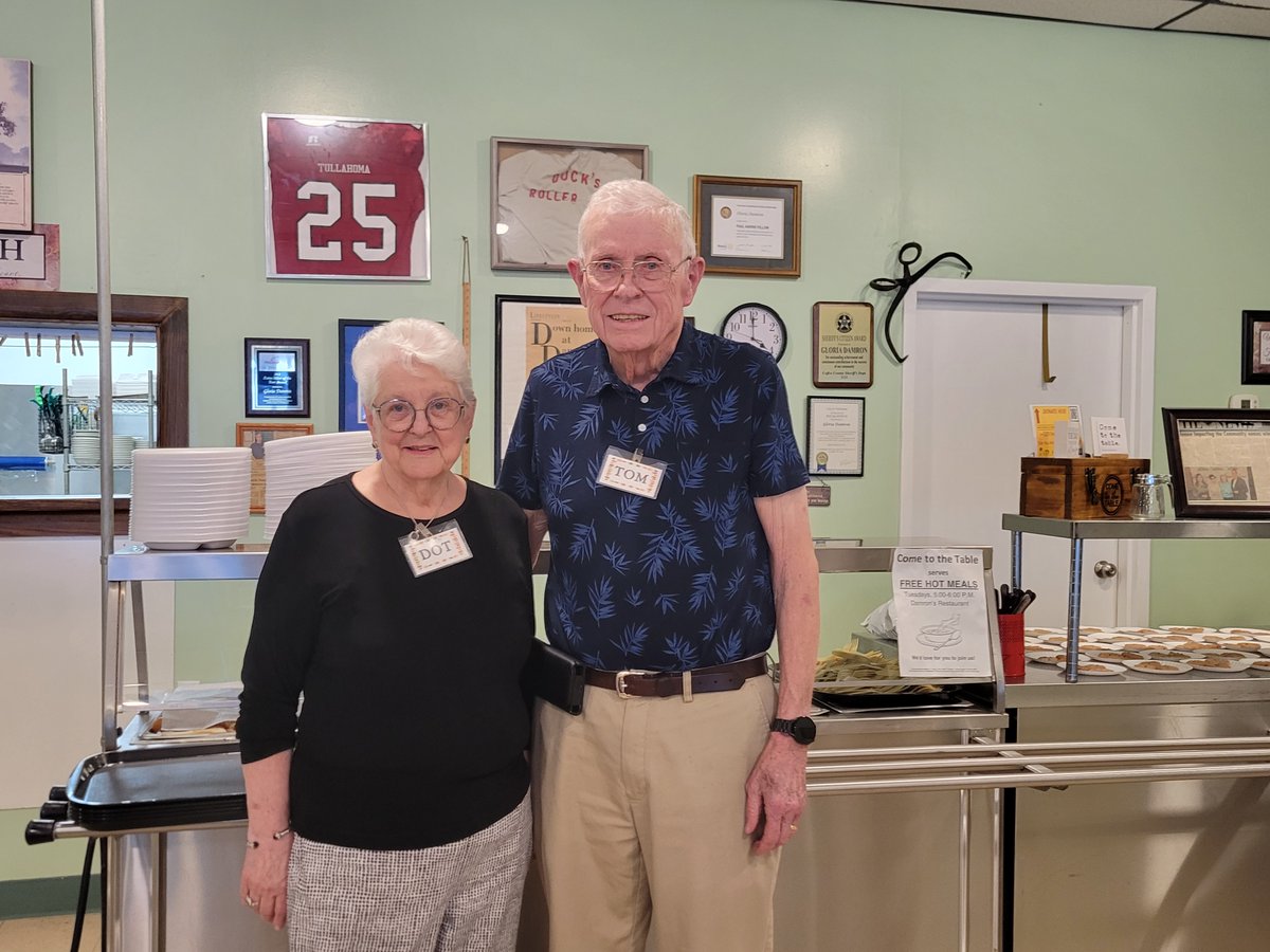 Transy's Week of Service is here! Dot Watson ‘62 and Tom Watson ‘61 volunteer weekly at “Come To The Table” where they help to serve meals to anyone needing a free hot meal. Join the Watsons this week in your own hometown or by supporting the Campus Food Pantry.