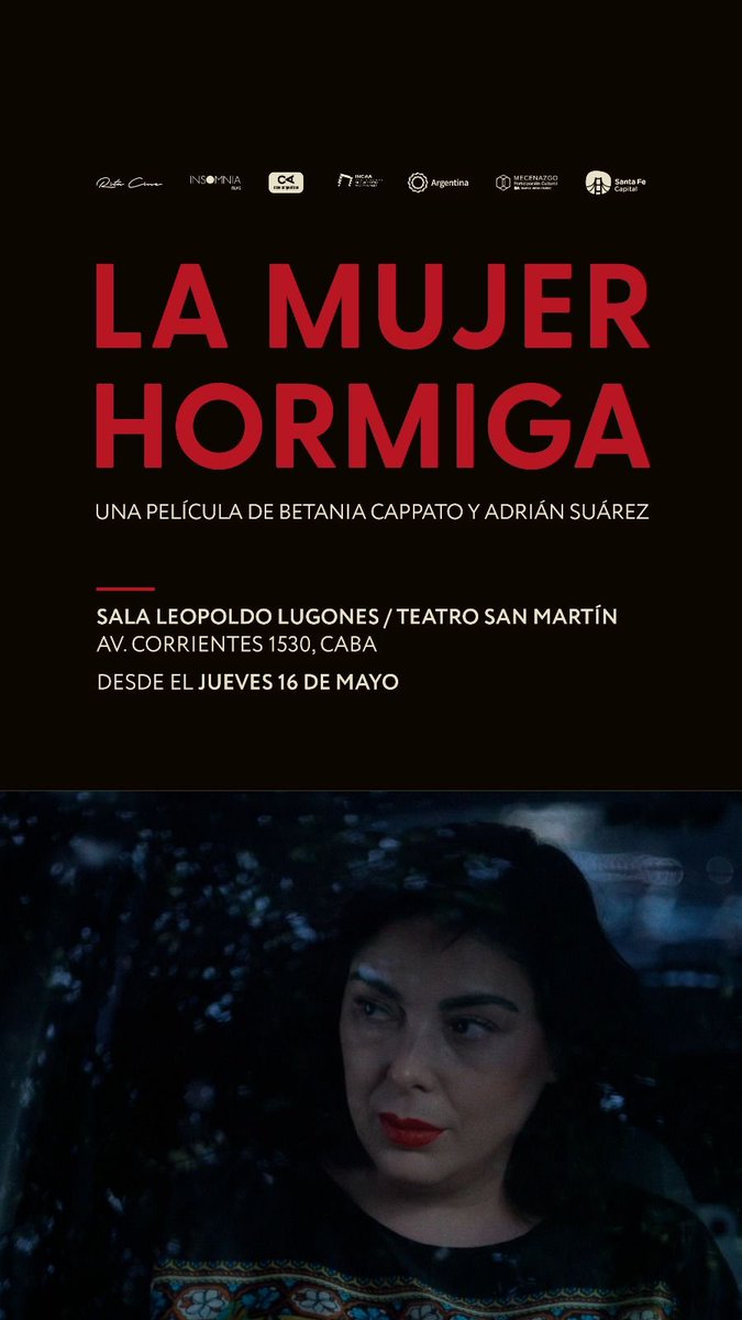 Este Jueves en la Lugones del <a href="/elSanMartinCTBA/">Complejo Teatral BA</a> se estrena en Bs As La mujer hormiga. Me siento  agradecido de ser parte de esta experiencia artística y colectiva. Admiración total por las actuaciones de Eugenia Alonso y de la inolvidable Julieta Vallina❤️