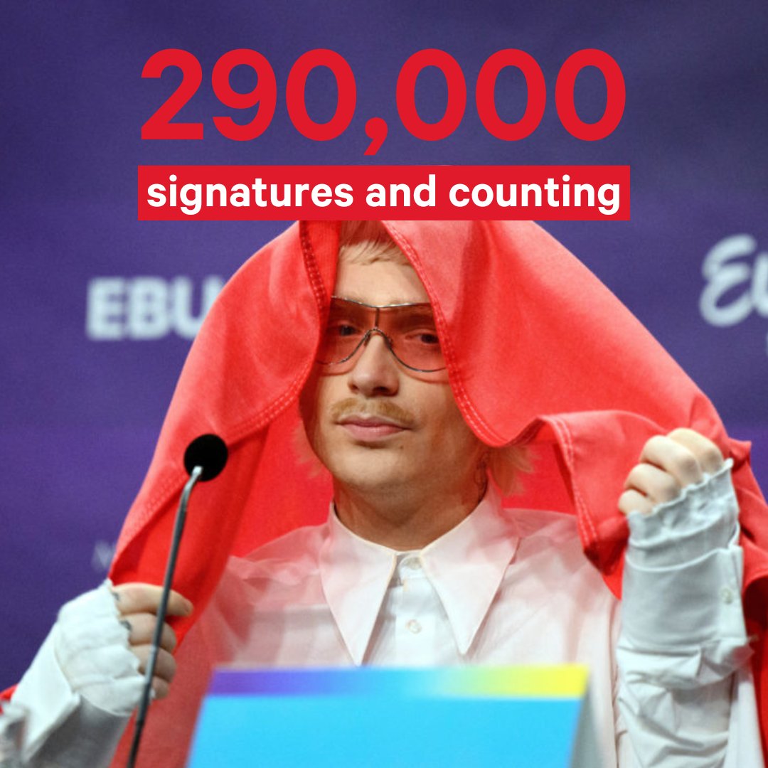 Joost Klein was disqualified from the Eurovision song contest, and now more than 290,000 people have signed a petition protesting the disqualification. Here's what we know so far. To read more or sign the petition, go to Change.org/JoostKlein #Eurovision #JoostKlein #Europapa