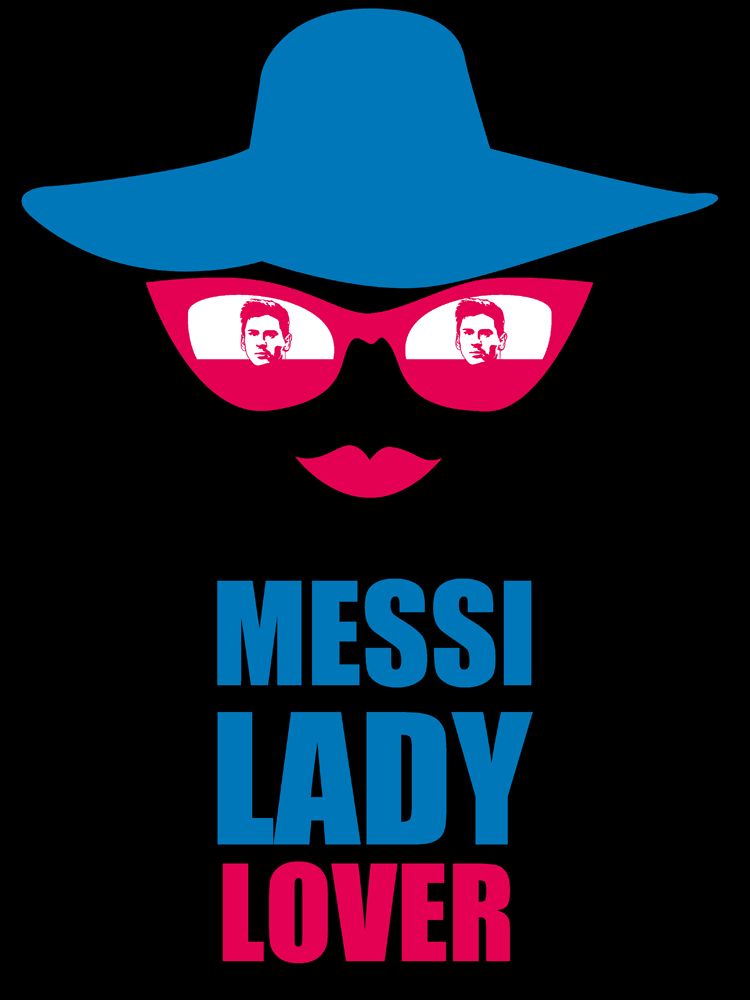 Messi Lady Lover - Home decor Print - Download megaspacks.gumroad.com/l/goumbs #printable #print #digitalwork #FCBfun #Wallpapers #wallartforsale #wallart #artistic #football #footballfans #FCB #fcBarcelone #lionelmessi #messifan