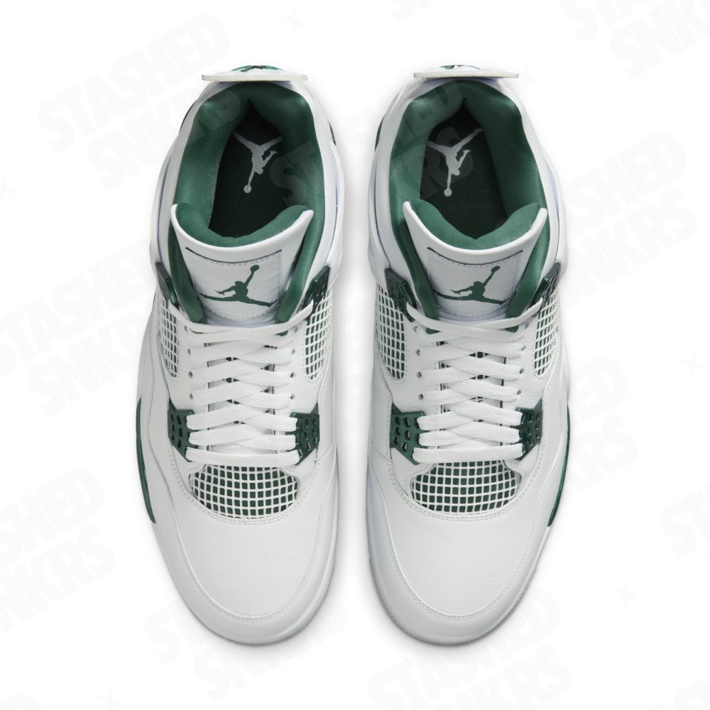Official images for the Air Jordan 4 'Oxidized Green'