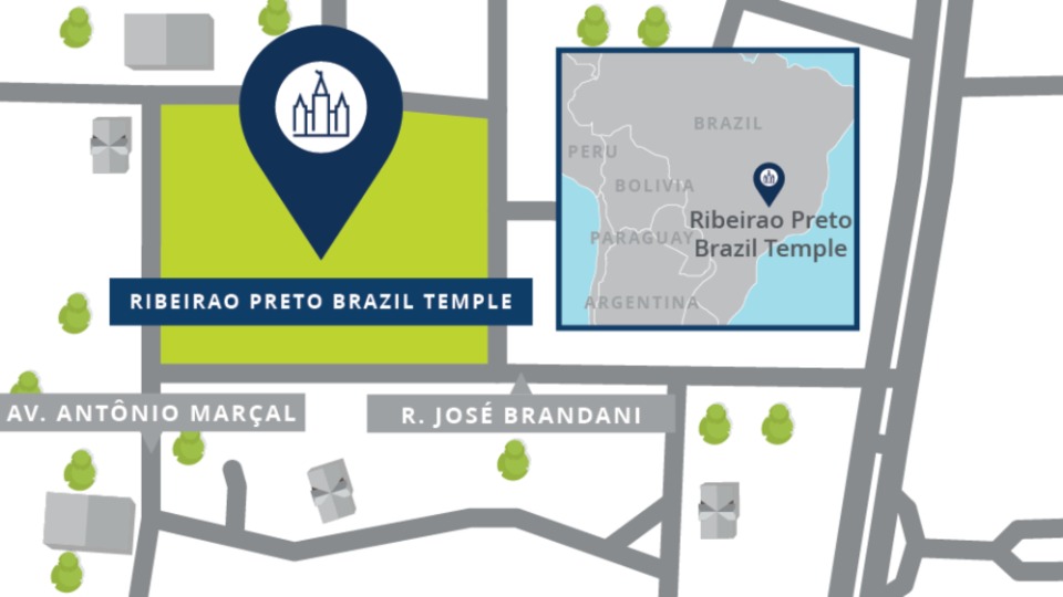 The Church of Jesus Christ of Latter-day Saints has announced the groundbreaking date for the Ribeirão Prêto Brazil Temple. The artist renderings for the Maceió Brazil Temple and the Huehuetenango Guatemala Temple have also been released. Latter-day Saints worship in temples for