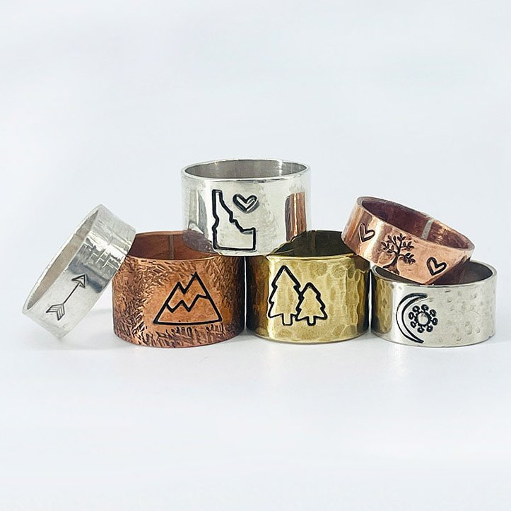 There are a few spots left in this fun class! INTRO TO METALSMITHING: STAMPED RING at FireFusion Studio. Wed, 5/15 5:30-7:30 pm. Register now! boiselearns.org or call us at 208-854-4047.