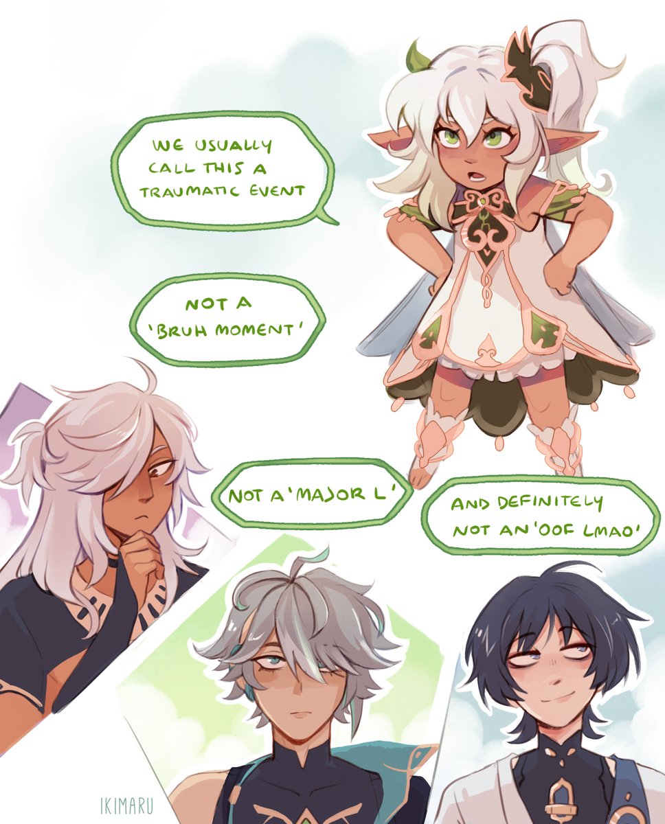 memes in sumeru 👌
#nahida #cyno #alhaitham #scaramouche