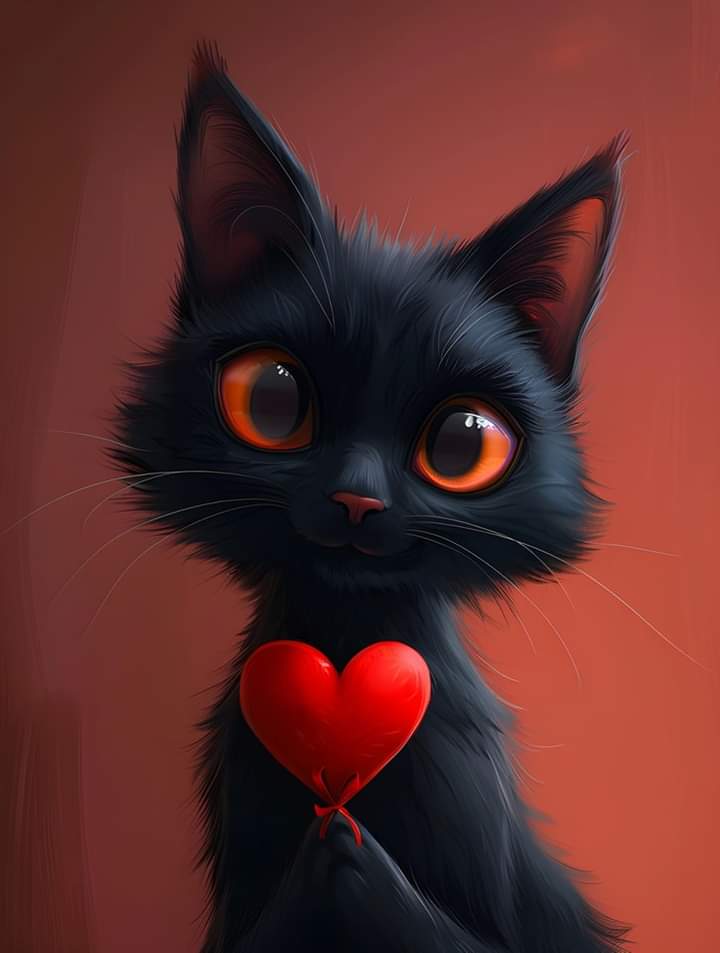'Les gens qui aiment les chats sont ceux qui ont le plus gros cœur.'❤️ 'Susan Easterly'❤️