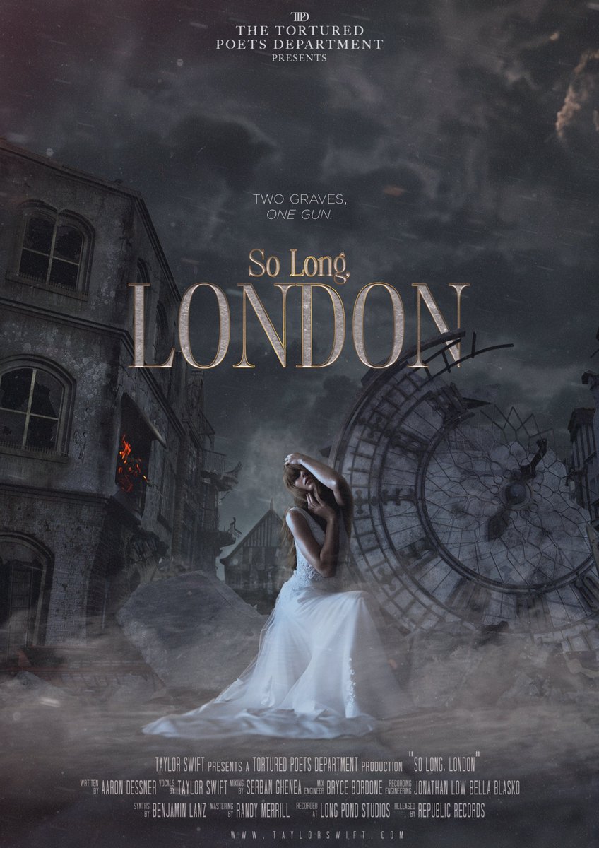 テイラースゥイフト公式London公演ポスター