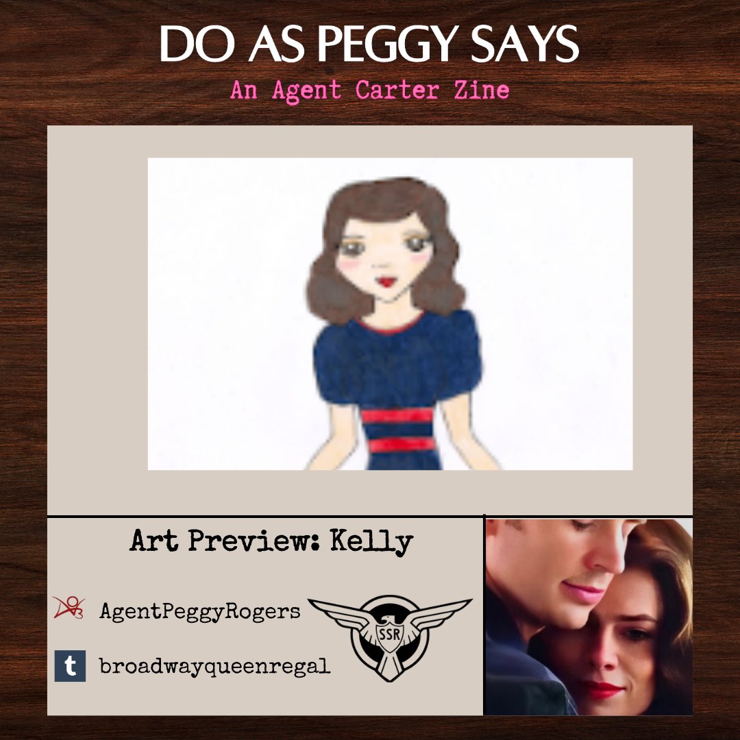 Here's our second double submission preview from Kelly, one of our incredible creators who did both art and writing!

#AgentCarterZine #Marvel #PeggyCarter #MichaelCarter