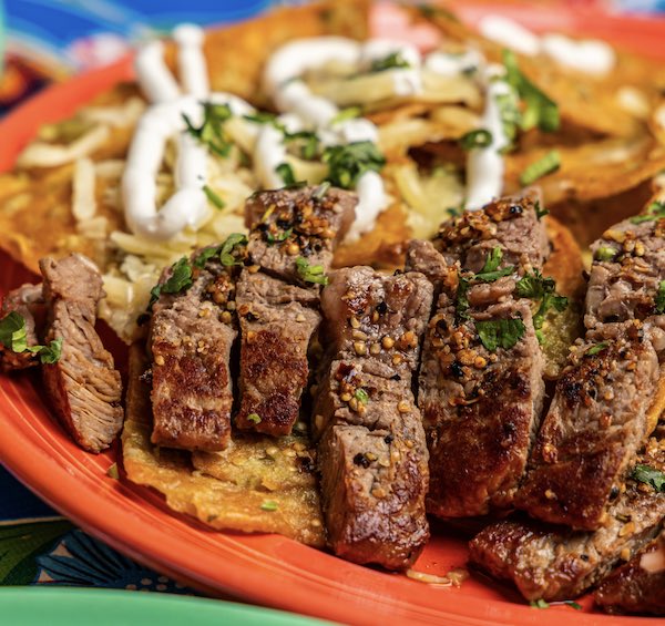 For a limited time we are offering a spin on the breakfast classic, Chilaquiles! Made with thick homemade tortilla chips, cooked in salsa verde, and topped with tender, marinated steak, this is a meal you won’t want to miss. #limitedtime #may #chilaquiles #breakfast #brunch