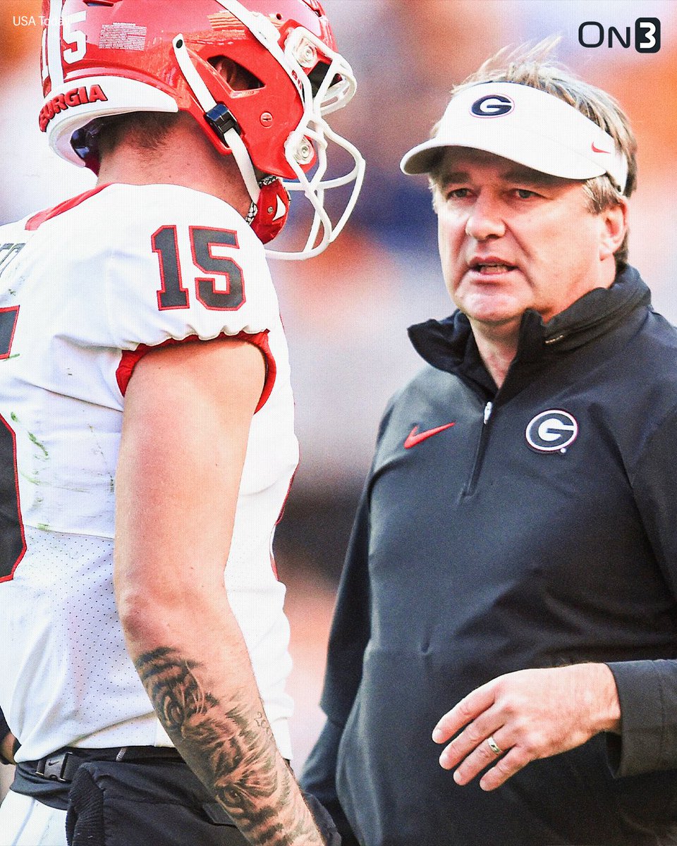 Kirby Smart on Georgia's 2024 schedule: “We’ll be the favorite in some people’s eyes. Some people will find things wrong with us. We’ve got a really hard schedule. We play 3 top-15 teams on the road in our conference, that’s tough.” (via @finebaum) on3.com/college/georgi…