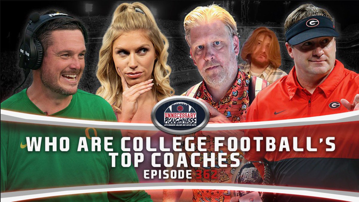 New episode out everywhere Top 5 Coaches in CFB Bold Predictions + Urban Meyer weighed in on the state of college football Grab a @highnoonsunsips and subscribe barstoolsports.com/bios/unnecessa…