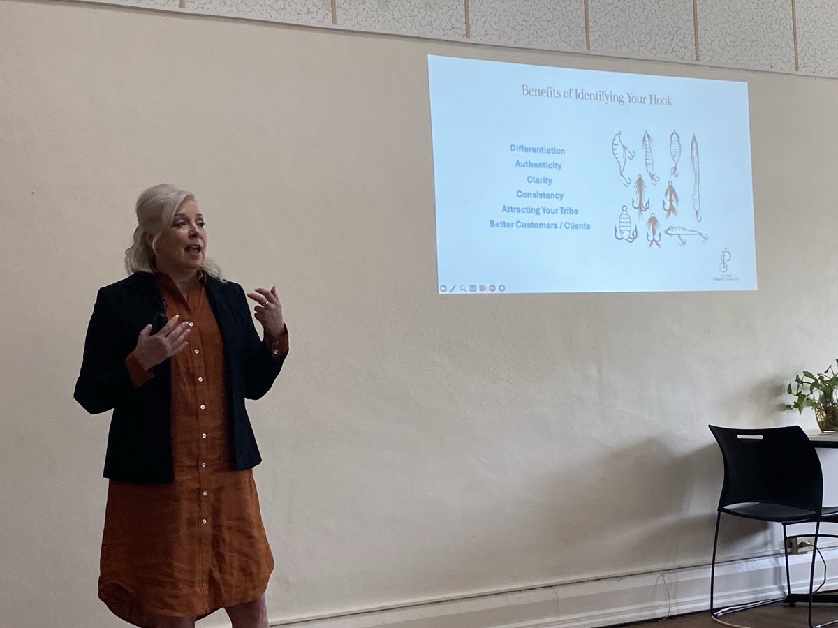 How to identify your hook? What’s your differentiator? Learn to communicate value. Great talk tonight!