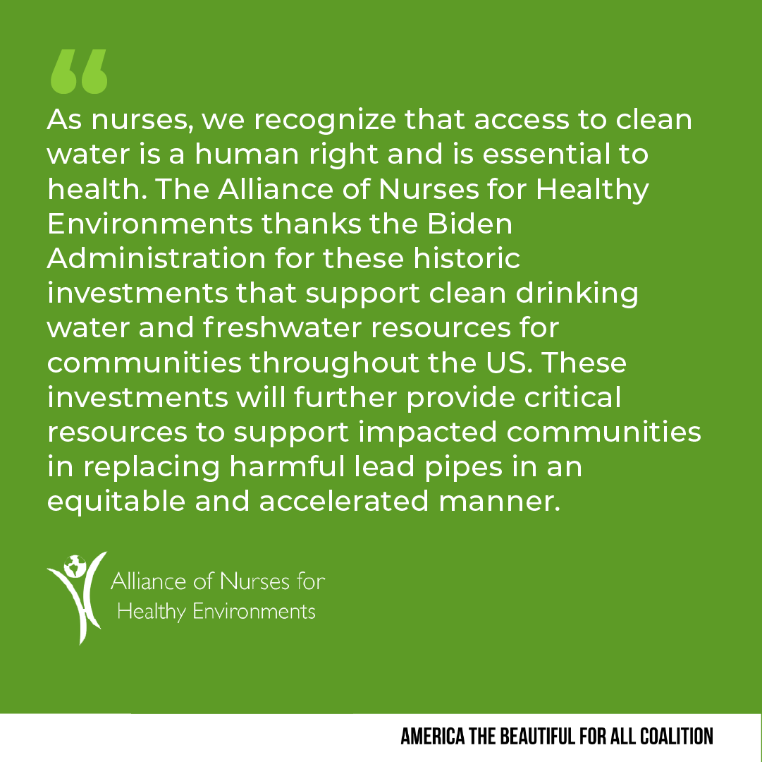 Among their many victories during #EarthMonth, the Biden Administration has set a bold new path forward around access to fresh, clean water with their Freshwater Challenge. 🚰

For more on their historic achievements:
americathebeautifulforall.org/blog/?utm_sour… #AmericaTheBeautifulForAll