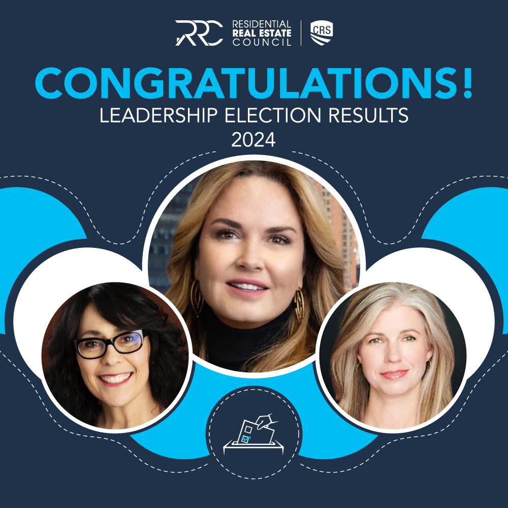 The results are in! We're proud to announce Debra Beagle, CRS (center) as our 2025 First Vice President and Alison Wisnom, CRS (right) and Julie Erickson, CRS (left) as our 2025-2026 Board of Directors. ✨#CRSMeansBusiness #TheGoldStandard