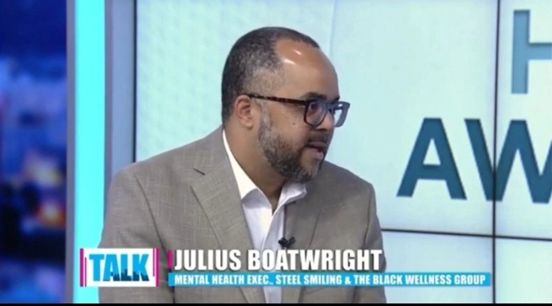 Today, I had a chance to chat about @SteelSmilingPGH, Black men's mental health, and how to be present when someone needs support on #TalkPittsburgh. Kudos to @MikeyHoodKDKA and @KelOnAir for engaging with me in such an important conversation during Mental Health Awareness Month.
