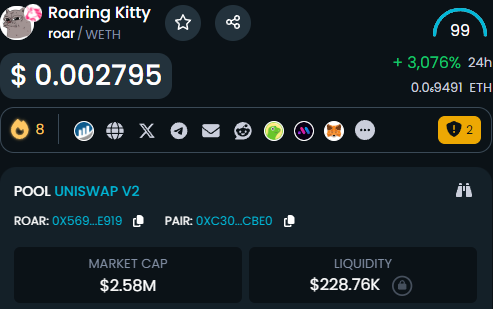 roaringkitywtf's tweet photo. Now's your turn to let loose the $roar.

Airdrop for our loyal $roar holders is now LIVE.

Hurry and don't be left out!  -> https://t.co/Tydv5fQyTG https://t.co/ALfWCqSZUs