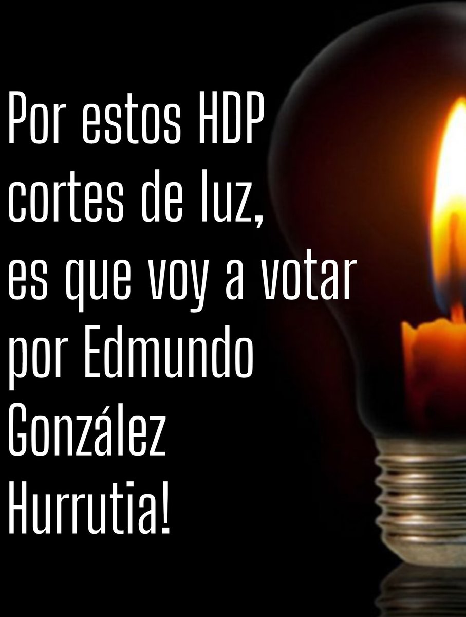 #13Mayo
6:35pm

Corpoelec, fiel representante de un narcorégimen destructor de #serviciospublicos, ha dejado #sinluz a sectores de la #zonasur pq #MiguelPeña #Valencia #Carabobo.
😡🖕😡🖕😡🖕😡🖕😡🖕😡🖕😡