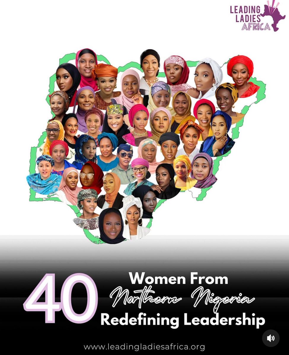 I am proud to celebrate my sisters who have been recognized among 40 women from northern Nigeria redefining leadership. Their influence extends beyond empowering only their fellow women; they also inspire many of us. May they continue to lead with purpose and wisdom.