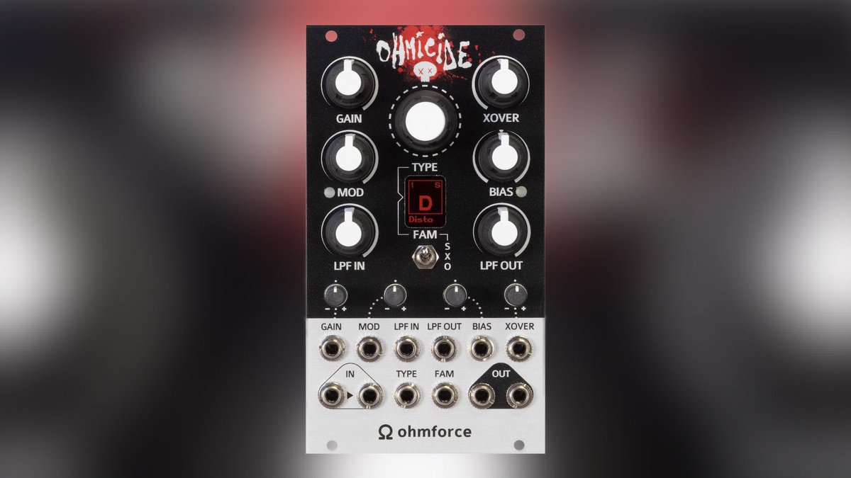 synthanatomy's tweet image. Superbooth 24: Ohm Force Ohmicide, Skrillex’s favorite stereo distortion now in Eurorack: synthanatomy.com/2024/05/superb… 
#superbooth24 #ohmforce #ohmicide #skrillex #eurorack #synthesizer #synth #synthanatomy