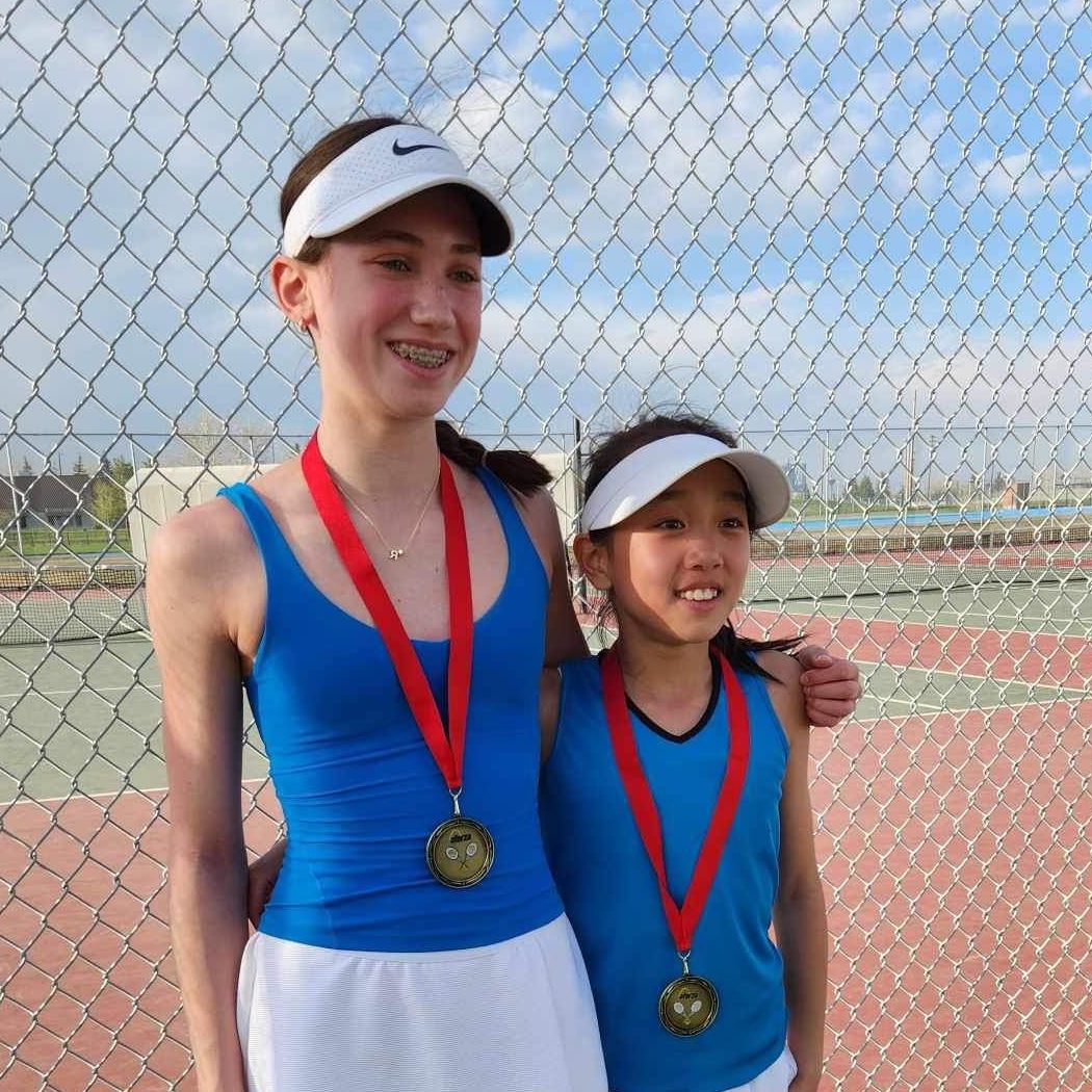 Calgary 4⭐️ Tennis Tournament, showcases amazing young talent in the U12 and U16, singles and doubles. #atcproud #tenniscanada #tennisalberta #sportcalgary #calgarysports #calgarytennis #tennisplayer #tennistournament