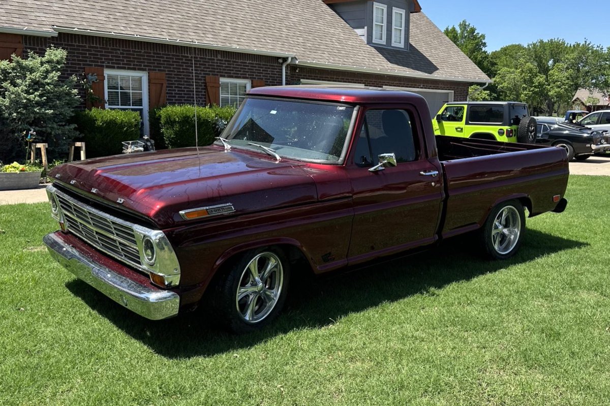 Now live at BaT Auctions: Coyote-Powered 1969 Ford F-100. bringatrailer.com/listing/1969-f…